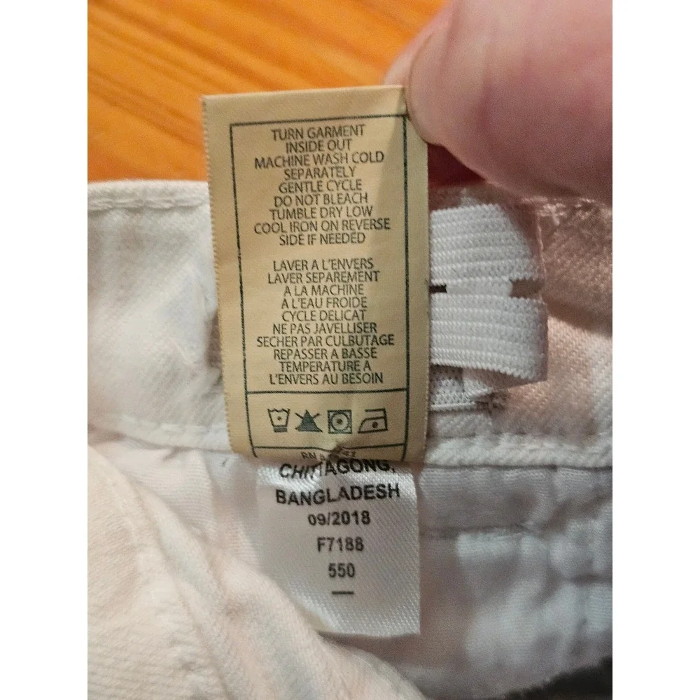 7‎ Seven for All Mankind Infant girls White Designer jeans Sz 2T EUC Adjustable